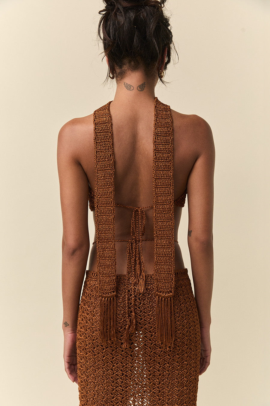 Venus scarf in bronze