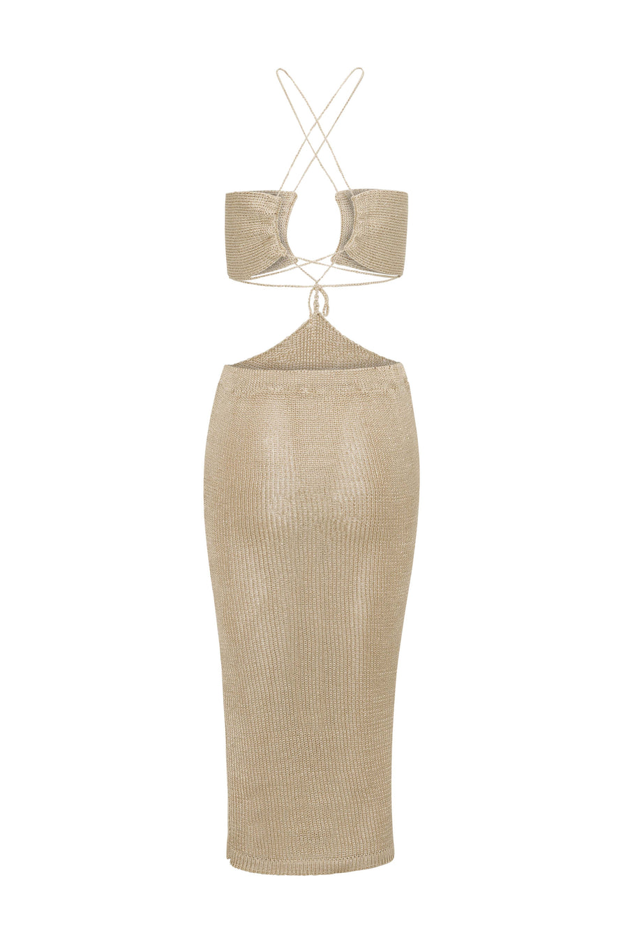 ESTELA DRESS - GOLD