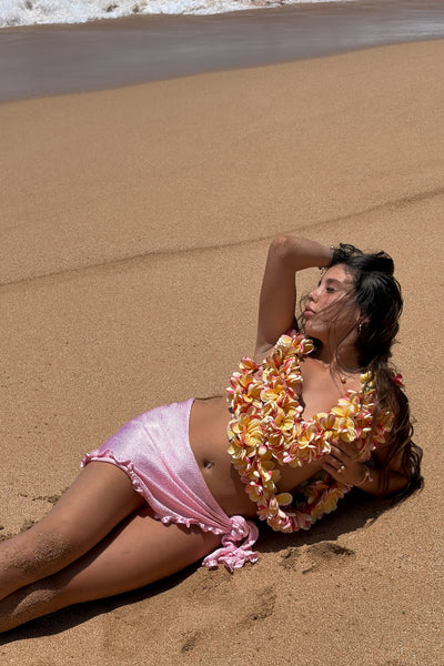 Lucía sarong in petal pink