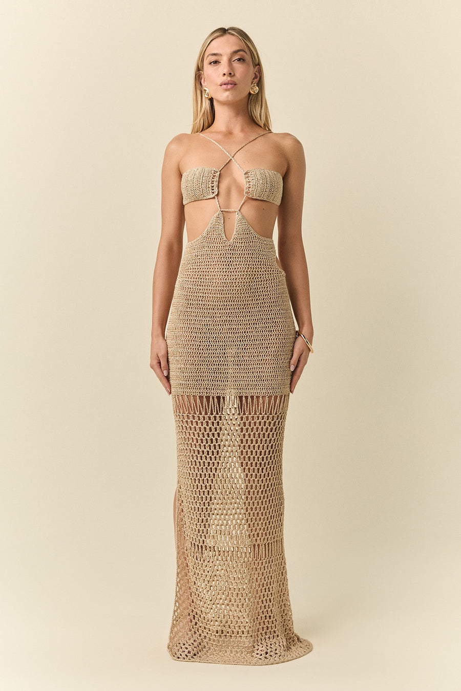 Hera dress in champagne Hera dress in champagne