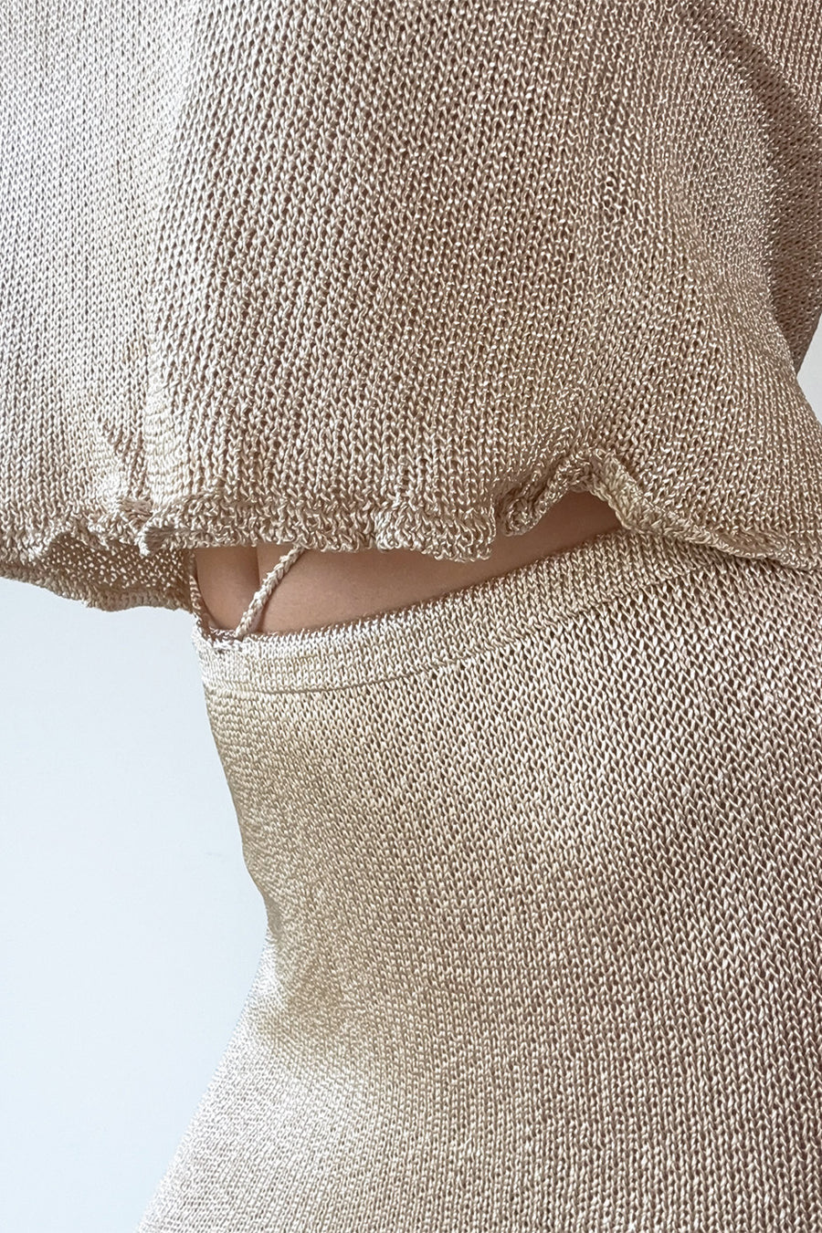 Gadea skirt in champagne