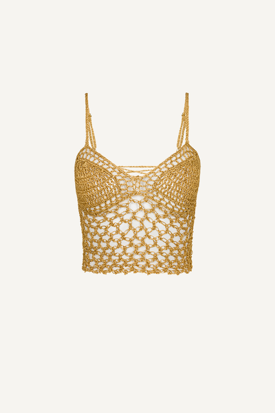 Gaia top in gold