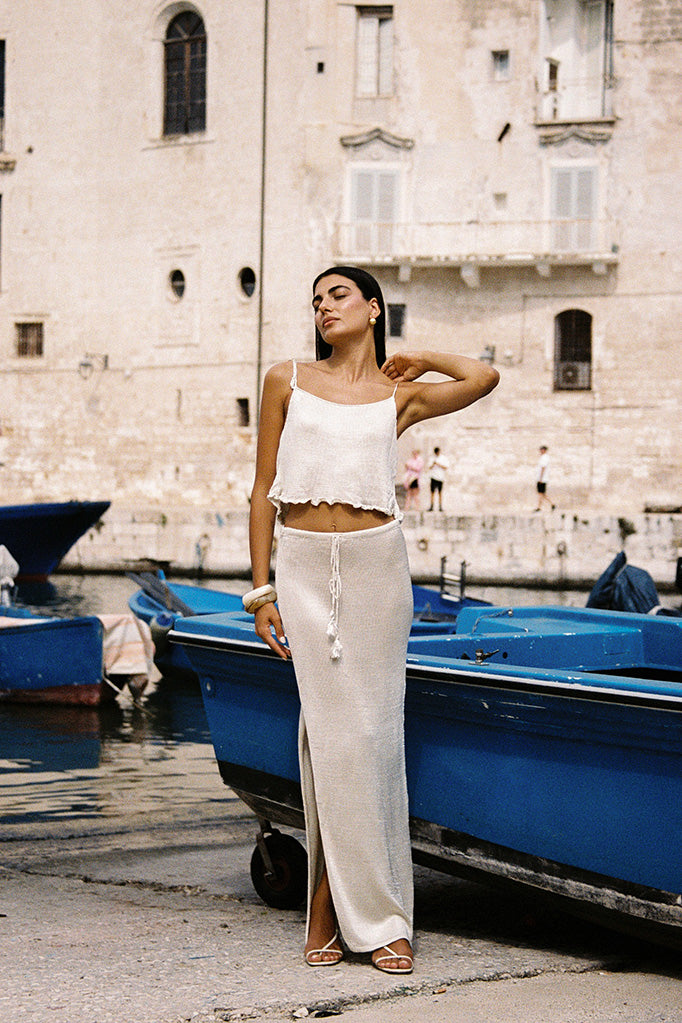 Gadea top in ivory