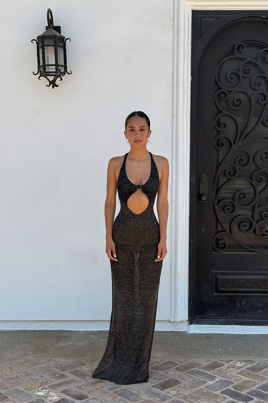 Lena dress in black/silver