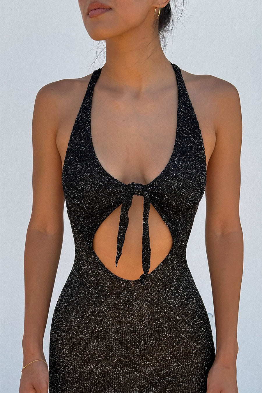 Lena dress in black/silver