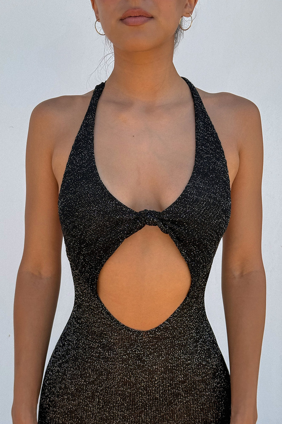 Lena dress in black/silver