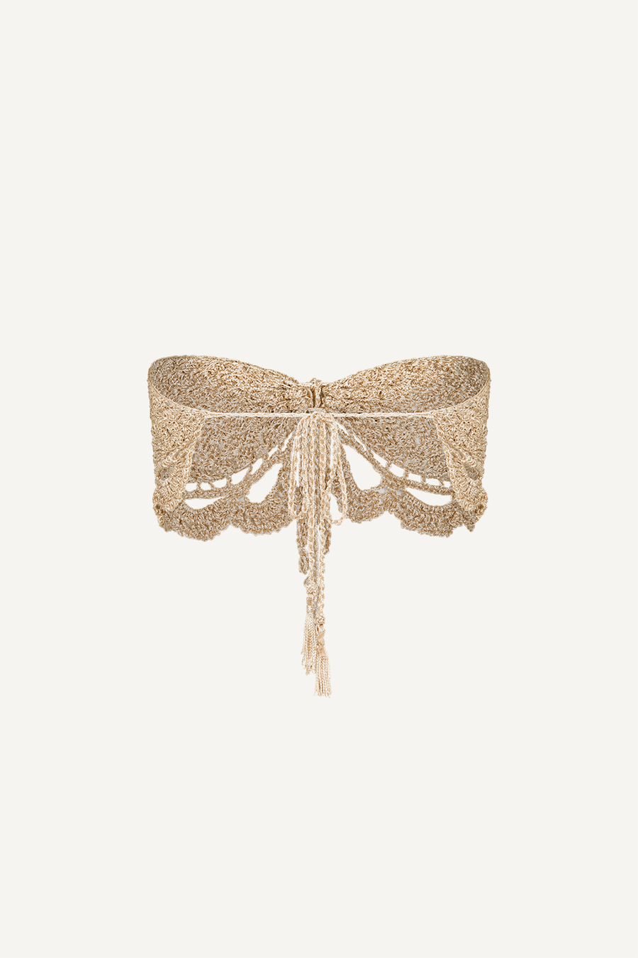 Tara top in champagne