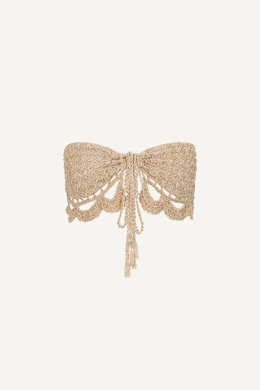 Tara top in champagne